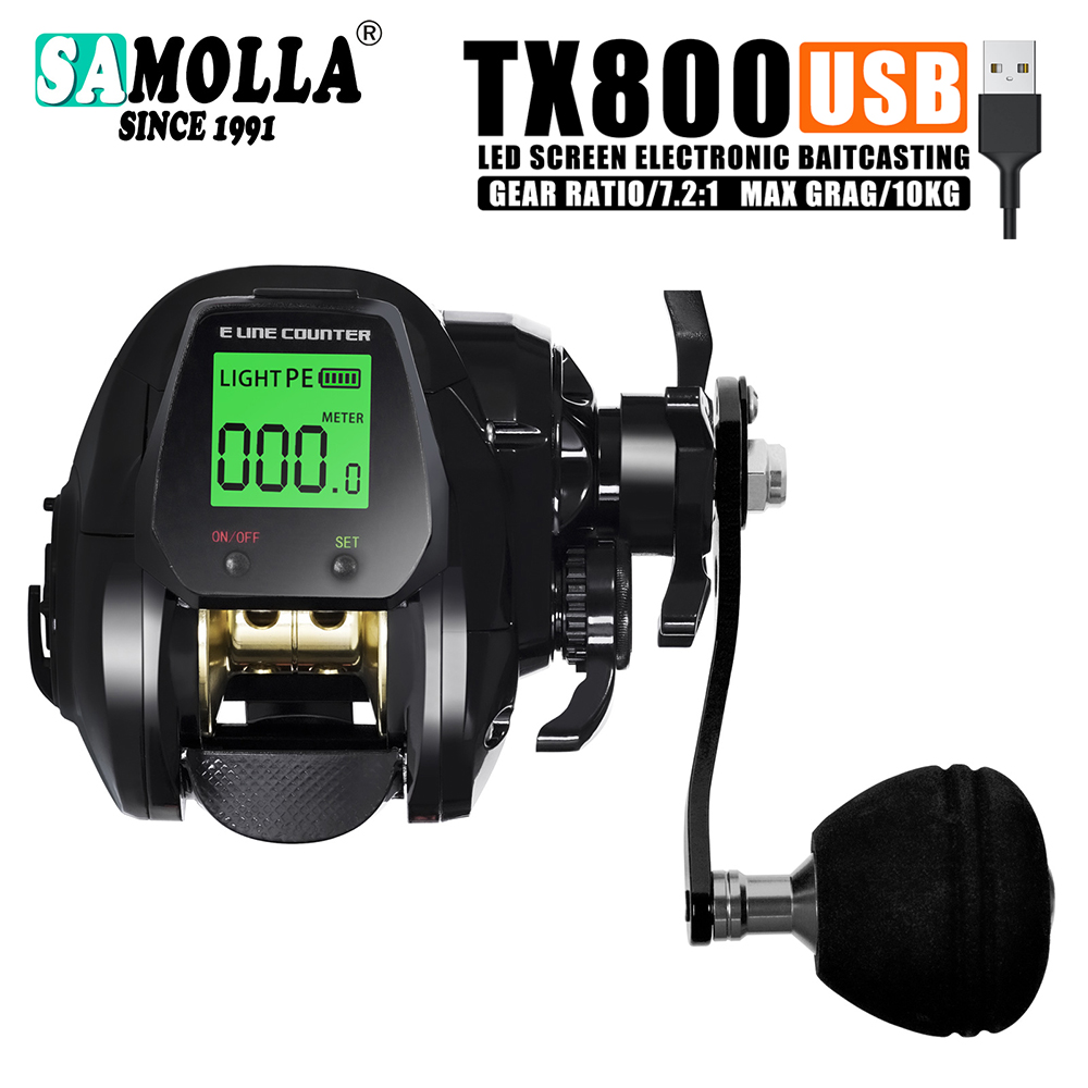 Kastking Reel Zephyr - Carrete de pesca SAMOLLA Baitcasting, pantalla