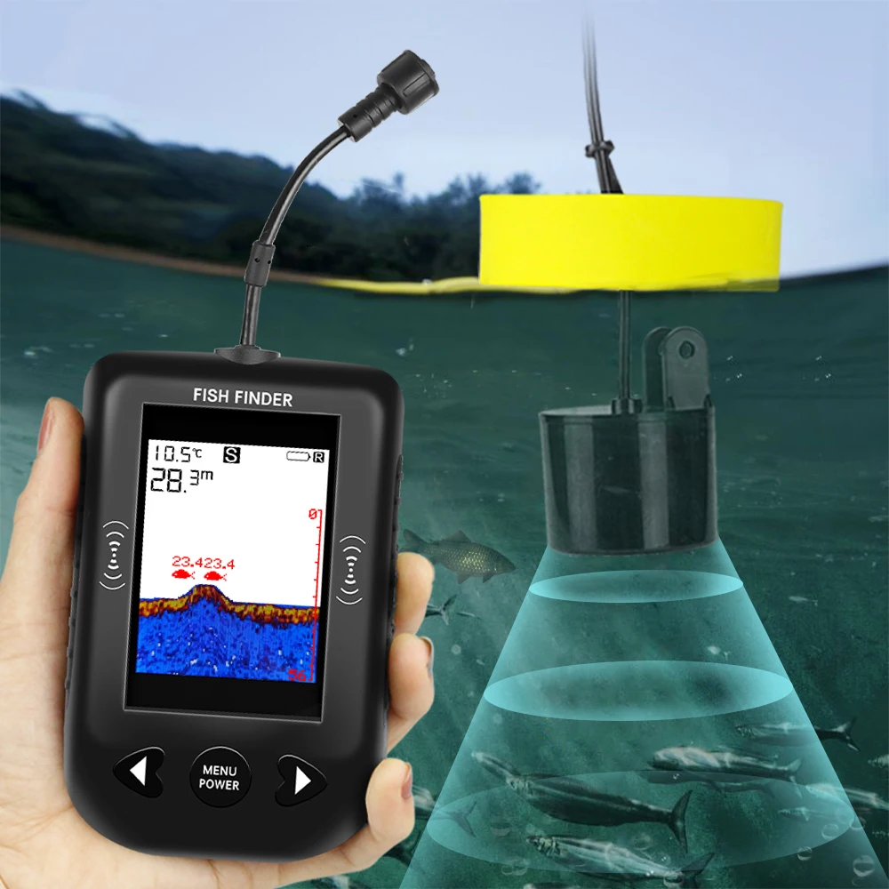 Alarma 100M Sonar portátil bus - Fish Finder Portable reseña y precio