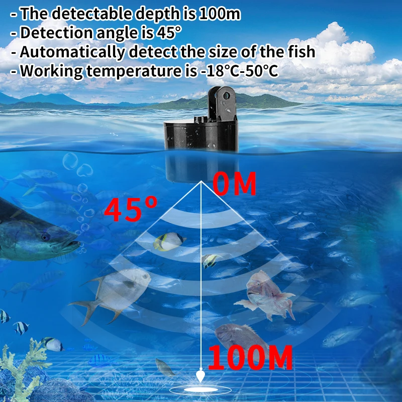 Alarma 100M Sonar portátil bus - Fish Finder Portable reseña y precio