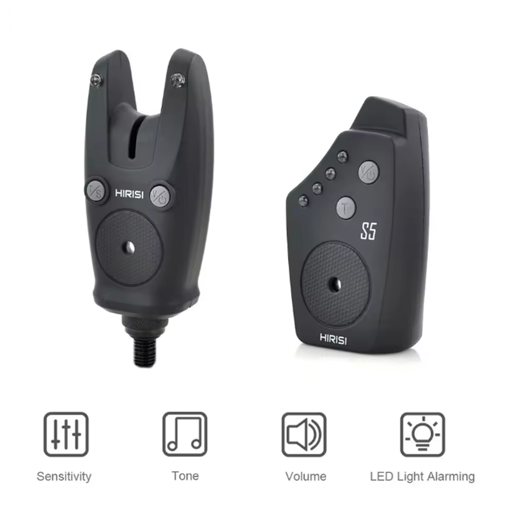 Hirisi S5 alarmas de picadura  - Bite Indicator reseña y precio
