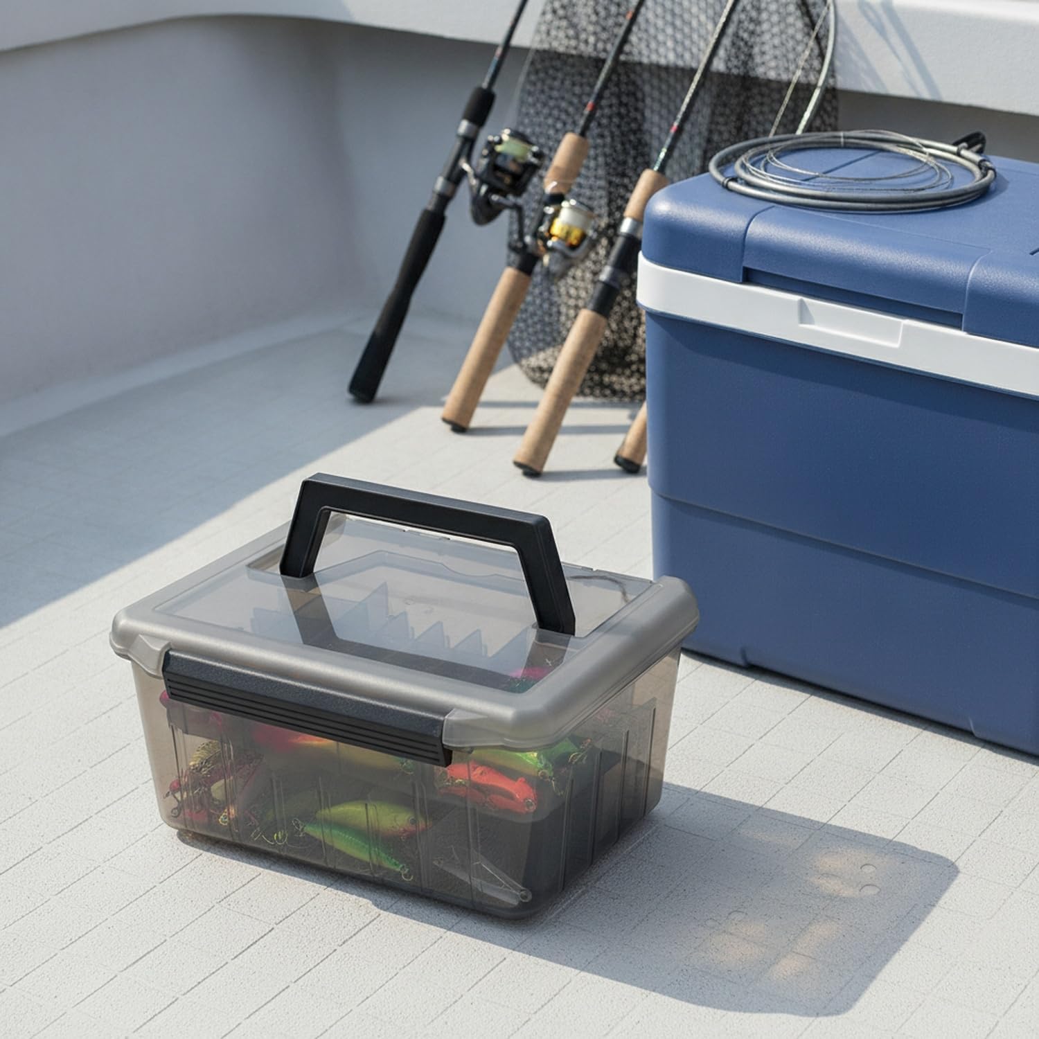 Caja de Pesca con Asa, Estuche - Fish Finder Case reseña y precio