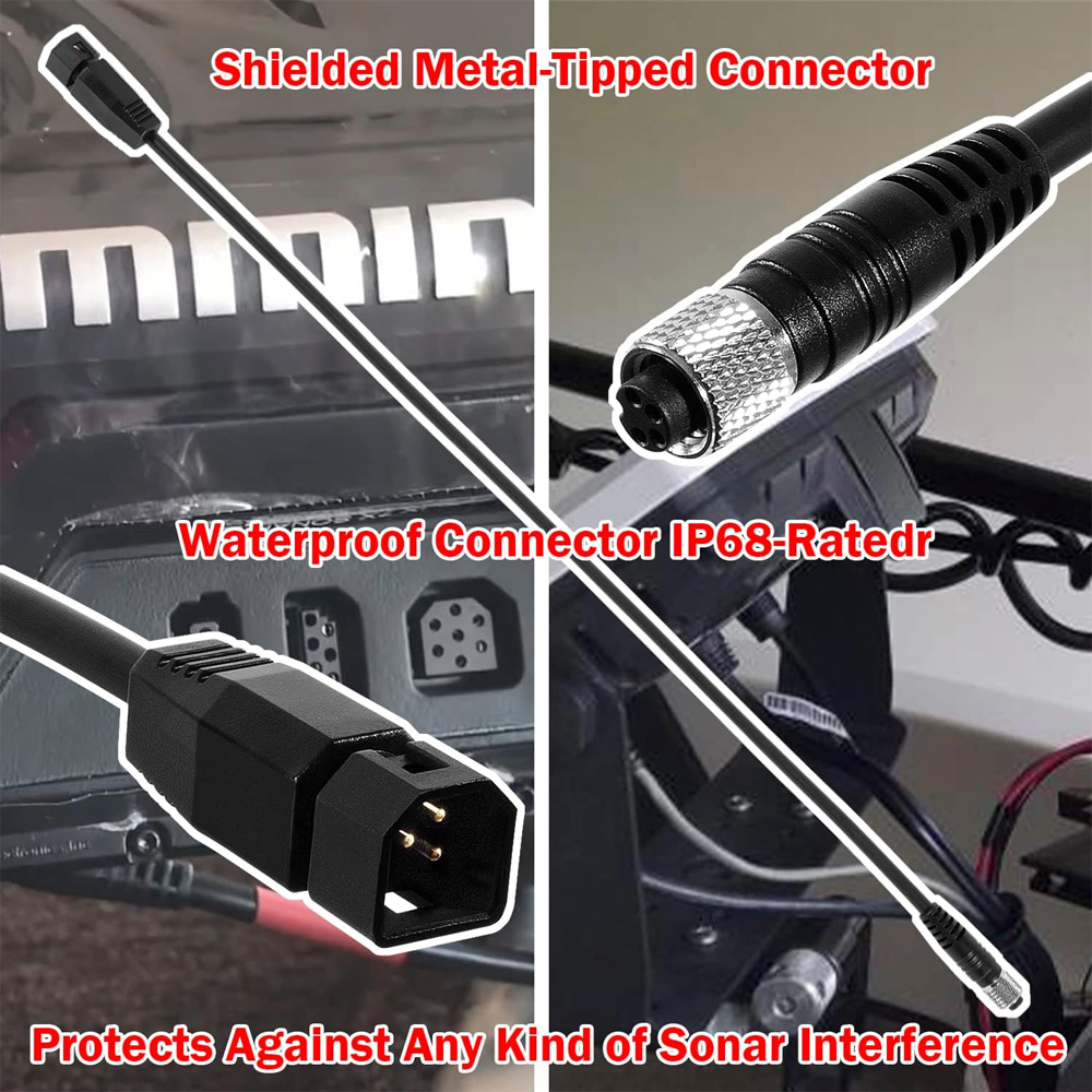 Cable adaptador de transductor - Fish Finder Transducer reseña y precio